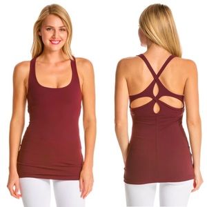 Beyond Yoga Carefree Spacedye Strappy Twist Cut-Out Tank Top Size Small